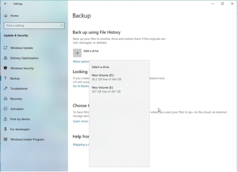 選擇一個磁碟機