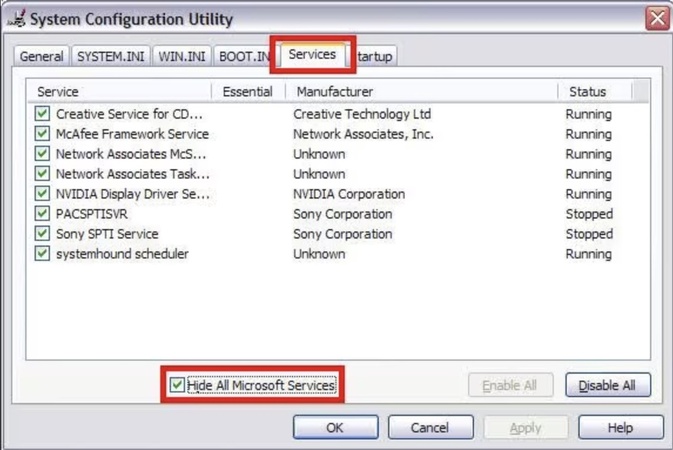 點擊「全部停用」關閉第三方服務
