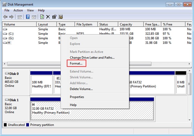 Windows Disk Management