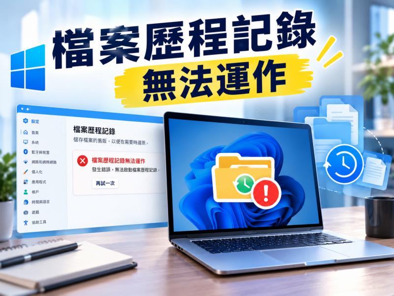 檔案歷程無法運作