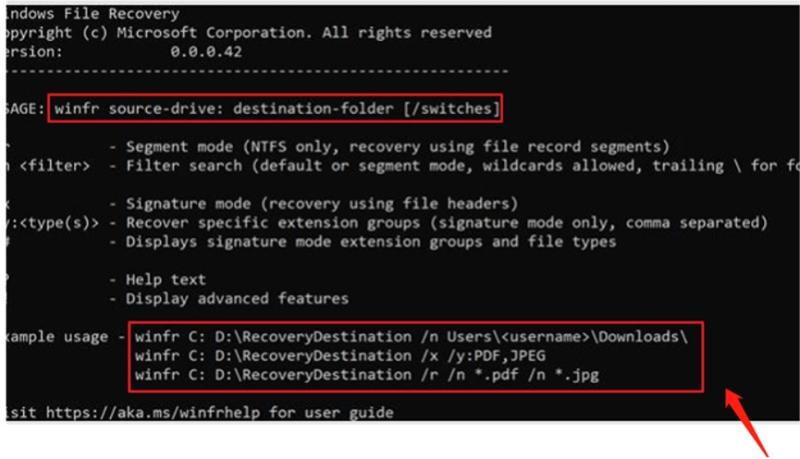 Windows File Recovery