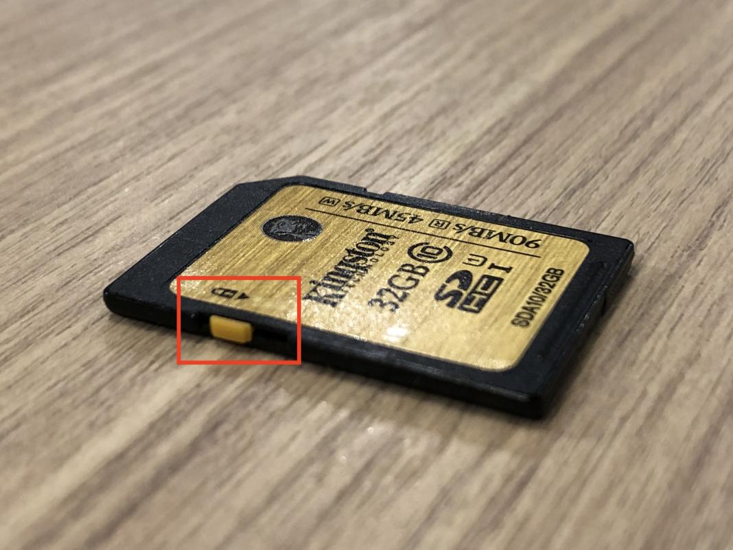 記憶卡寫保護