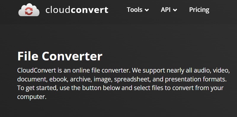 開啟線上影片轉換網站