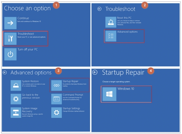 點擊「自動修復」
