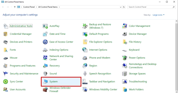 選擇「進階系統設定」