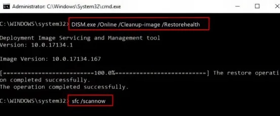 輸入:「sfc/scannow」指令