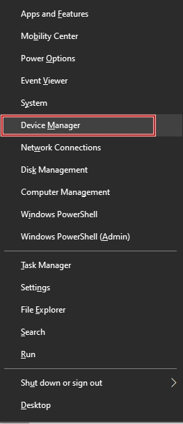 選擇「裝置管理員」