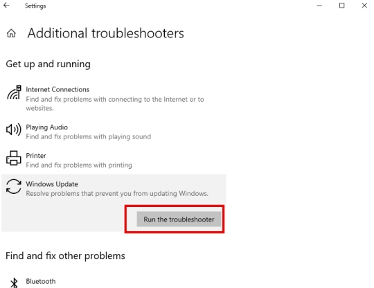 遵循螢幕指示完成修復