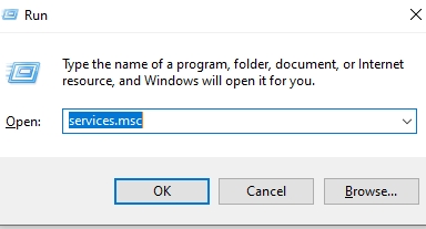 輸入 services.msc 開啟