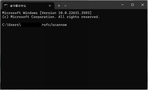 執行 Win10 系統檢查