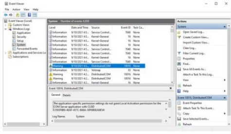 雙擊錯誤訊息將其展開