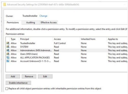 搜尋此目錄：HKEY_CLASSES_ROOT\CLSID{your Class ID comes here}