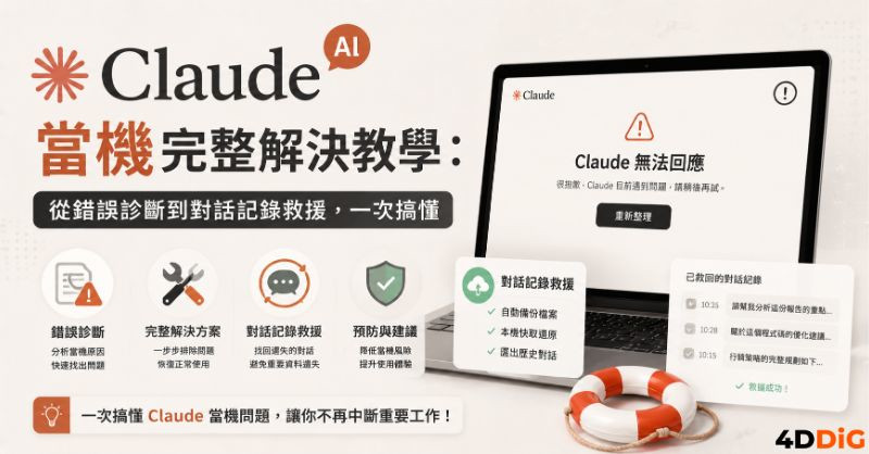 Claude 當機封面
