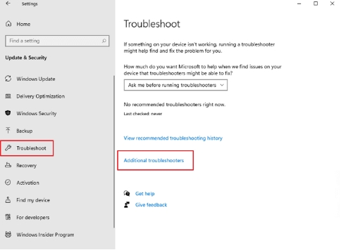使用疑難排解工具