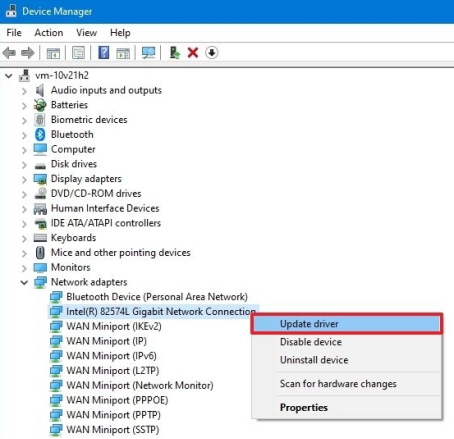 更新設備驅動程式