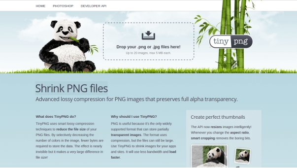 使用線上工具壓縮照片檔