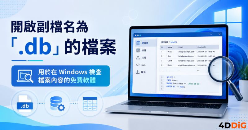 如何開啟 db 檔案