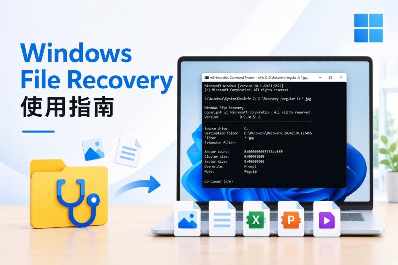 Windows File Recovery教學
