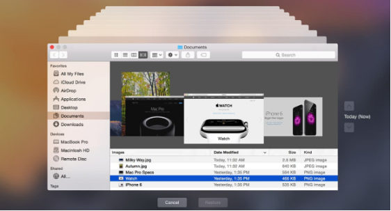 點擊「恢復」以保留您的工作