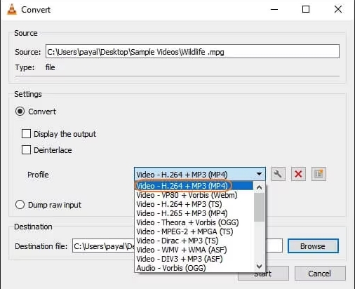 點擊「開始」進行轉換