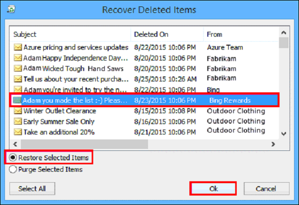 outlook folder missing 4