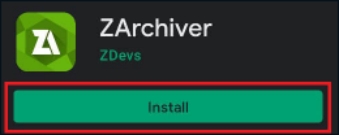 選擇「解壓縮」或「解壓縮到...」選項