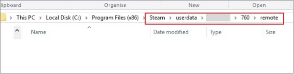 導航到「遠端」資料夾