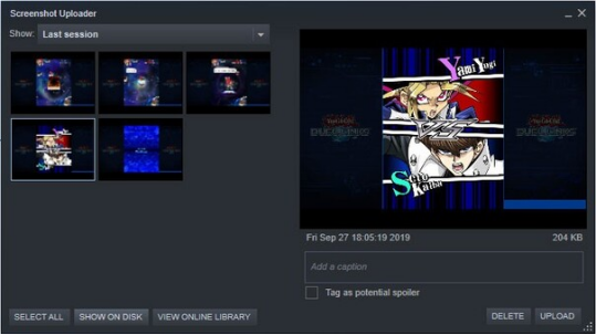 按一下視窗底部的「顯示在磁碟上」按鈕