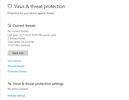 清理後重新打開檔案