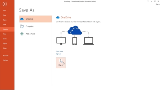 從同步資料夾轉移 PowerPoint 檔