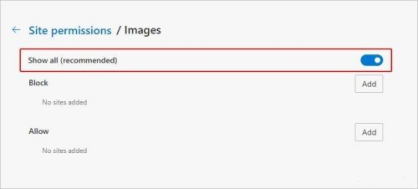 點擊顯示所有圖像按鈕
